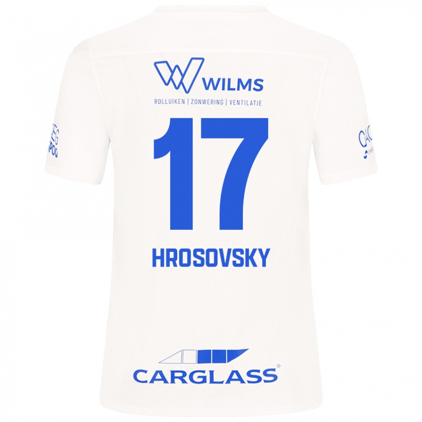 Pánské Patrik Hrosovsky #17 Bílý Daleko Hráčské Dresy 2024/25 Dres