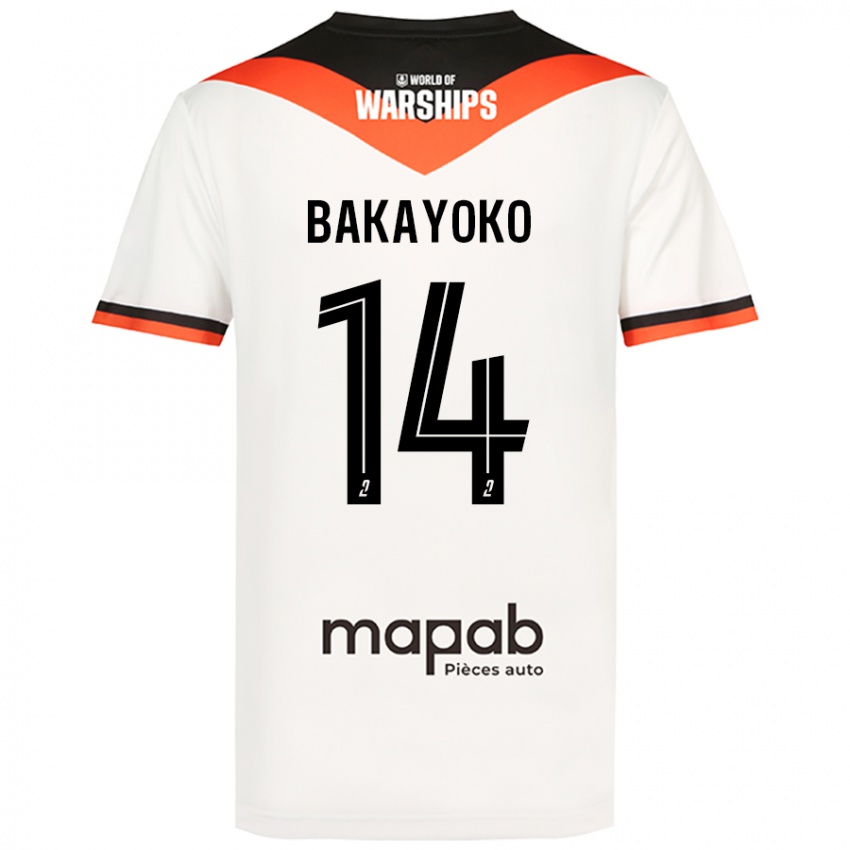 Pánské Tiemoué Bakayoko #14 Bílý Daleko Hráčské Dresy 2024/25 Dres