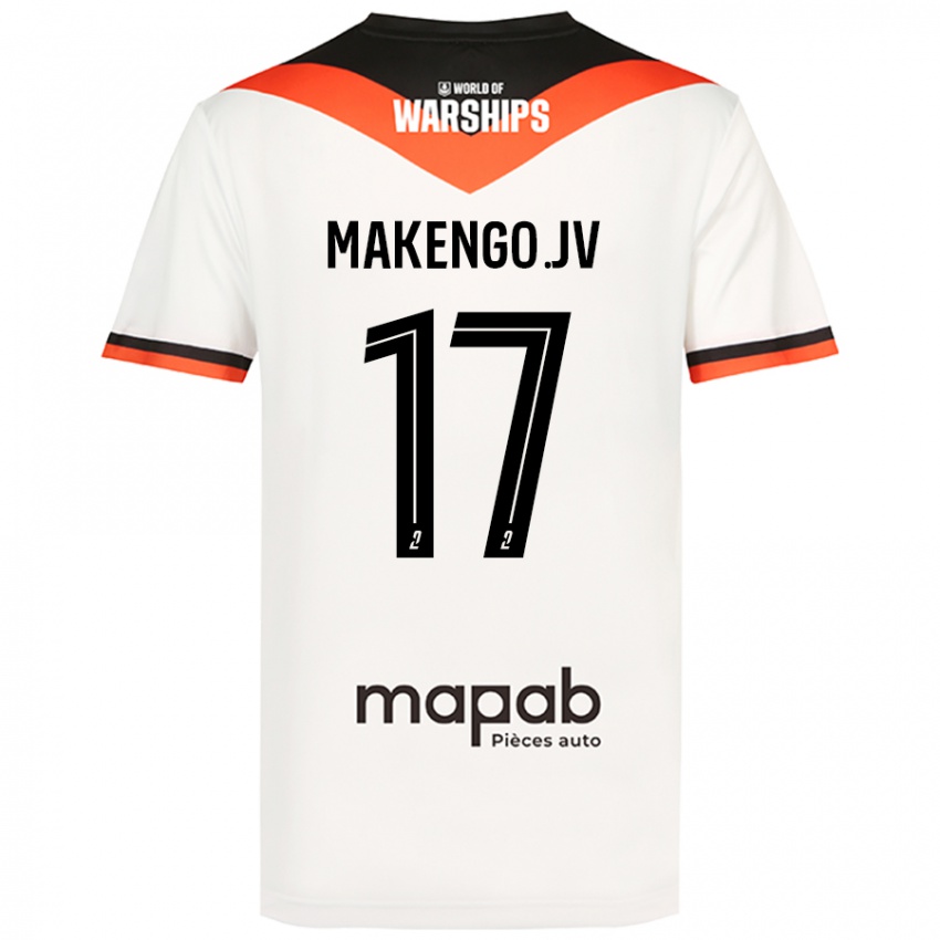 Pánské Jean-Victor Makengo #17 Bílý Daleko Hráčské Dresy 2024/25 Dres