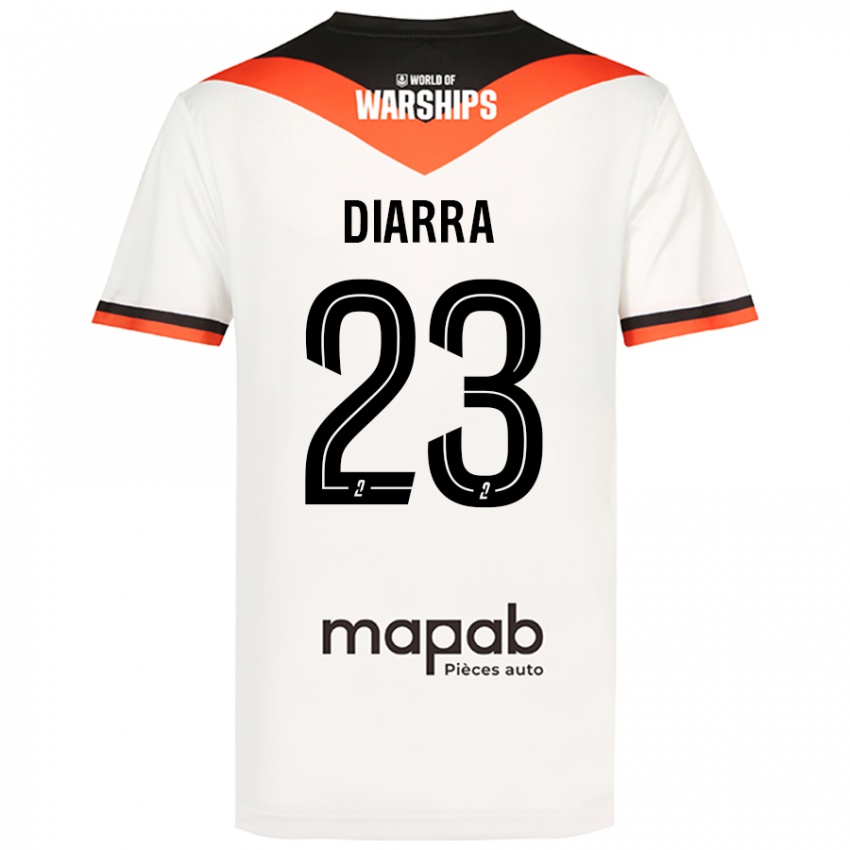 Pánské Stéphane Diarra #23 Bílý Daleko Hráčské Dresy 2024/25 Dres