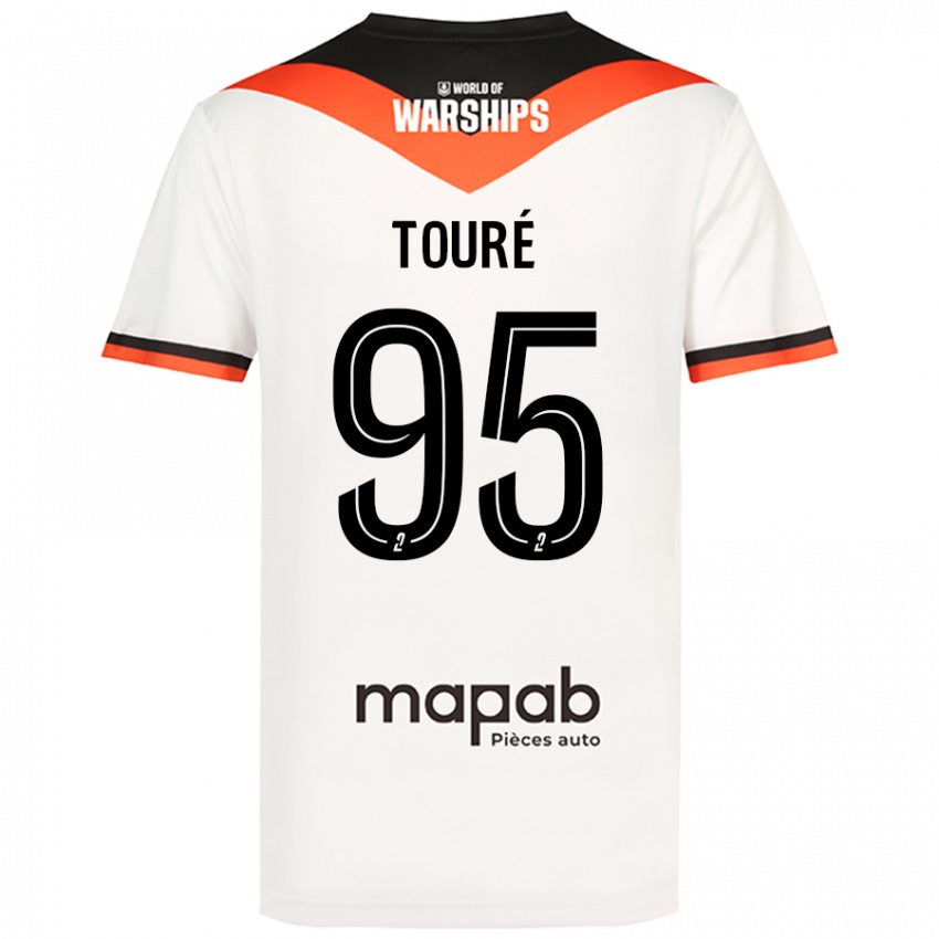 Pánské Isaak Touré #95 Bílý Daleko Hráčské Dresy 2024/25 Dres