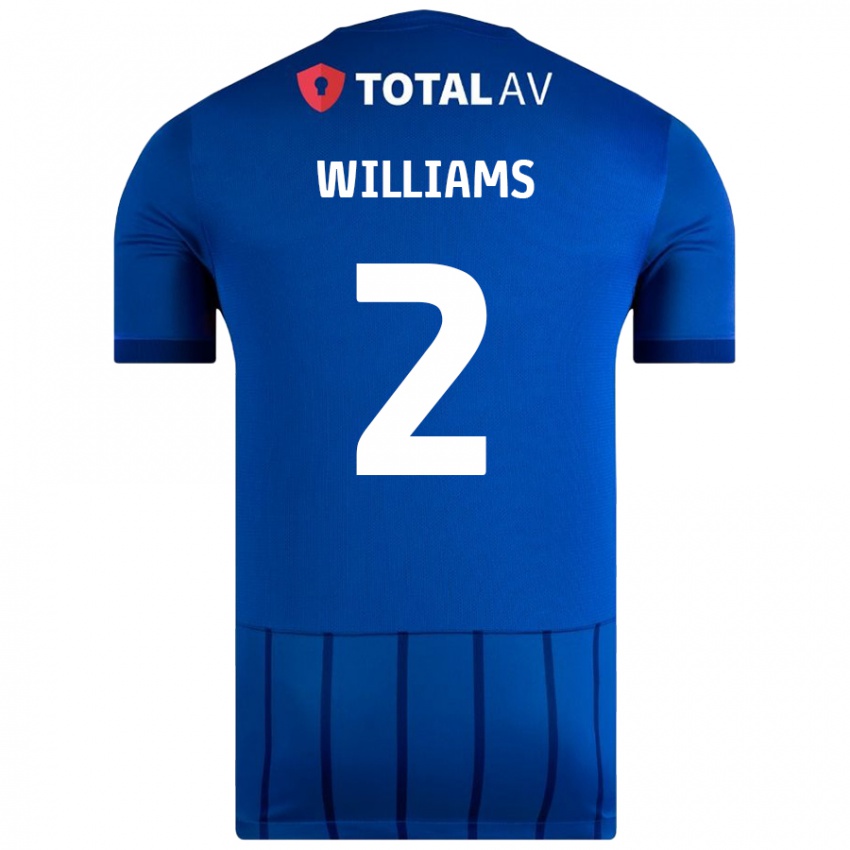 Dámské Jordan Williams #2 Modrý Domů Hráčské Dresy 2024/25 Dres