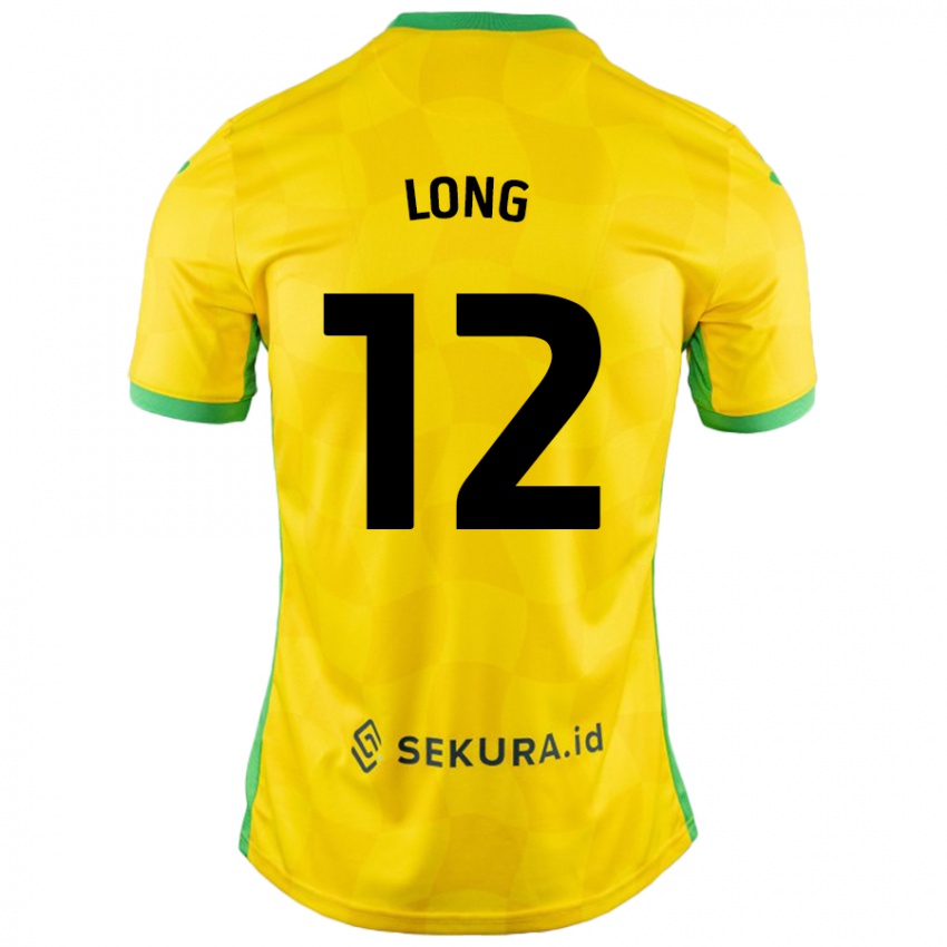 Dámské George Long #12 Žlutá Zelená Domů Hráčské Dresy 2024/25 Dres