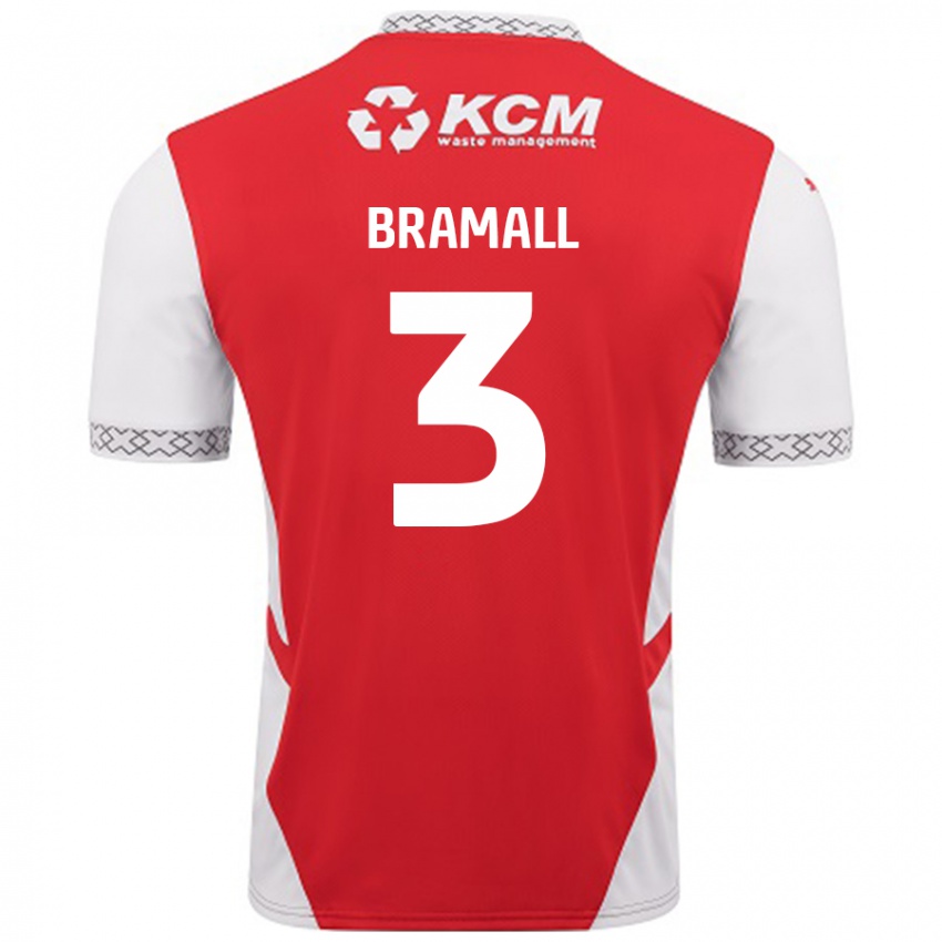 Dámské Cohen Bramall #3 Červená Bílá Domů Hráčské Dresy 2024/25 Dres