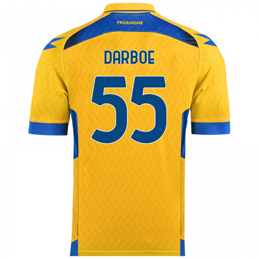 Dámské Ebrima Darboe #55 Žluť Domů Hráčské Dresy 2024/25 Dres