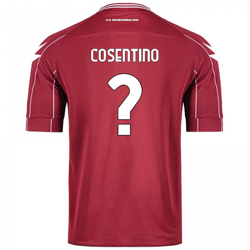 Dámské Aldo Cosentino #0 Burgundské Domů Hráčské Dresy 2024/25 Dres