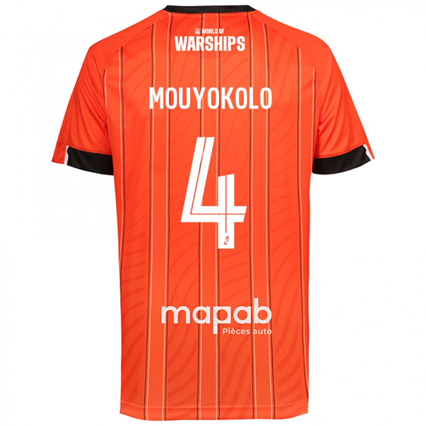 Dámské Loris Mouyokolo #4 Pomerančový Domů Hráčské Dresy 2024/25 Dres