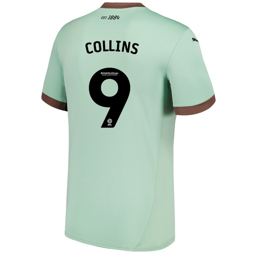 Dámské James Collins #9 Bledě Zelená Daleko Hráčské Dresy 2024/25 Dres