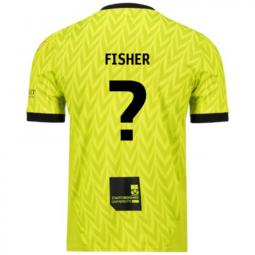 Dámské Elijah Fisher #0 Fluorescenční Zelená Daleko Hráčské Dresy 2024/25 Dres