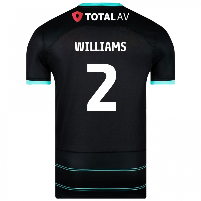 Dámské Jordan Williams #2 Černý Daleko Hráčské Dresy 2024/25 Dres