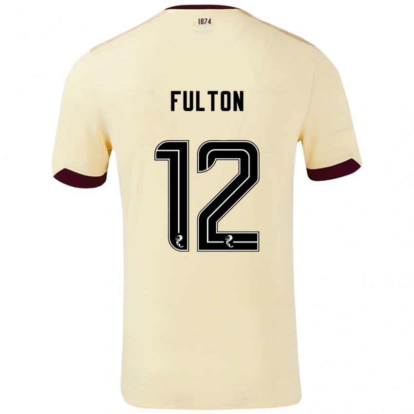 Dámské Ryan Fulton #12 Burgundsko Krémová Daleko Hráčské Dresy 2024/25 Dres