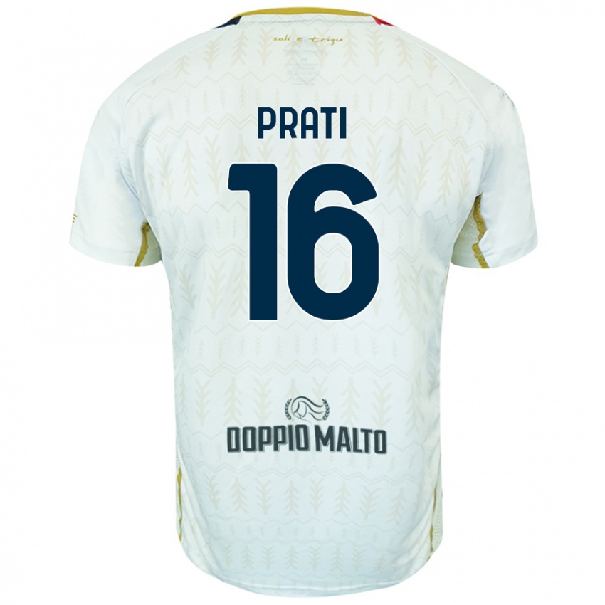 Dámské Matteo Prati #16 Bílý Daleko Hráčské Dresy 2024/25 Dres