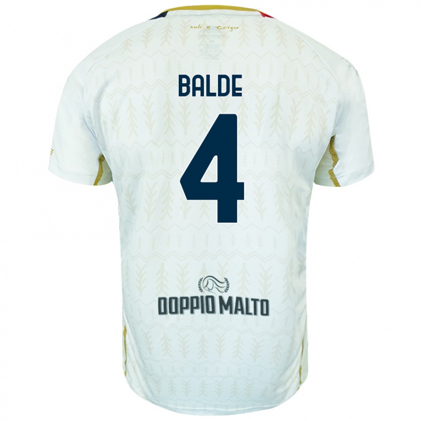 Dámské Mamadou Balde #4 Bílý Daleko Hráčské Dresy 2024/25 Dres