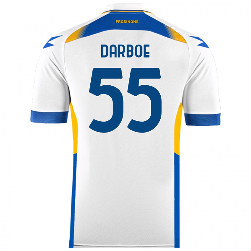 Dámské Ebrima Darboe #55 Bílý Daleko Hráčské Dresy 2024/25 Dres