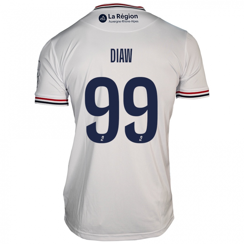 Dámské Mory Diaw #99 Bílý Daleko Hráčské Dresy 2024/25 Dres