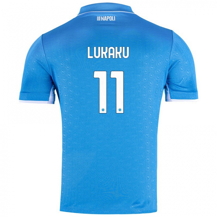 Dětské Romelu Lukaku #11 Nebesky Modrá Domů Hráčské Dresy 2024/25 Dres