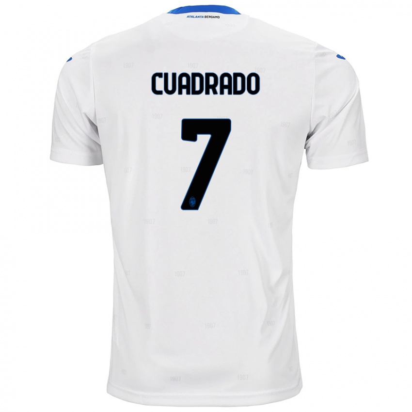 Dětské Juan Cuadrado #7 Bílý Daleko Hráčské Dresy 2024/25 Dres