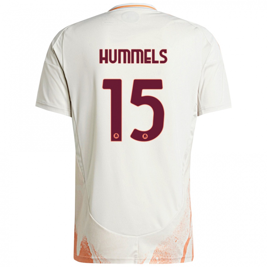 Pánské Mats Hummels #15 Krémová Bílá Oranžová Daleko Hráčské Dresy 2024/25 Dres