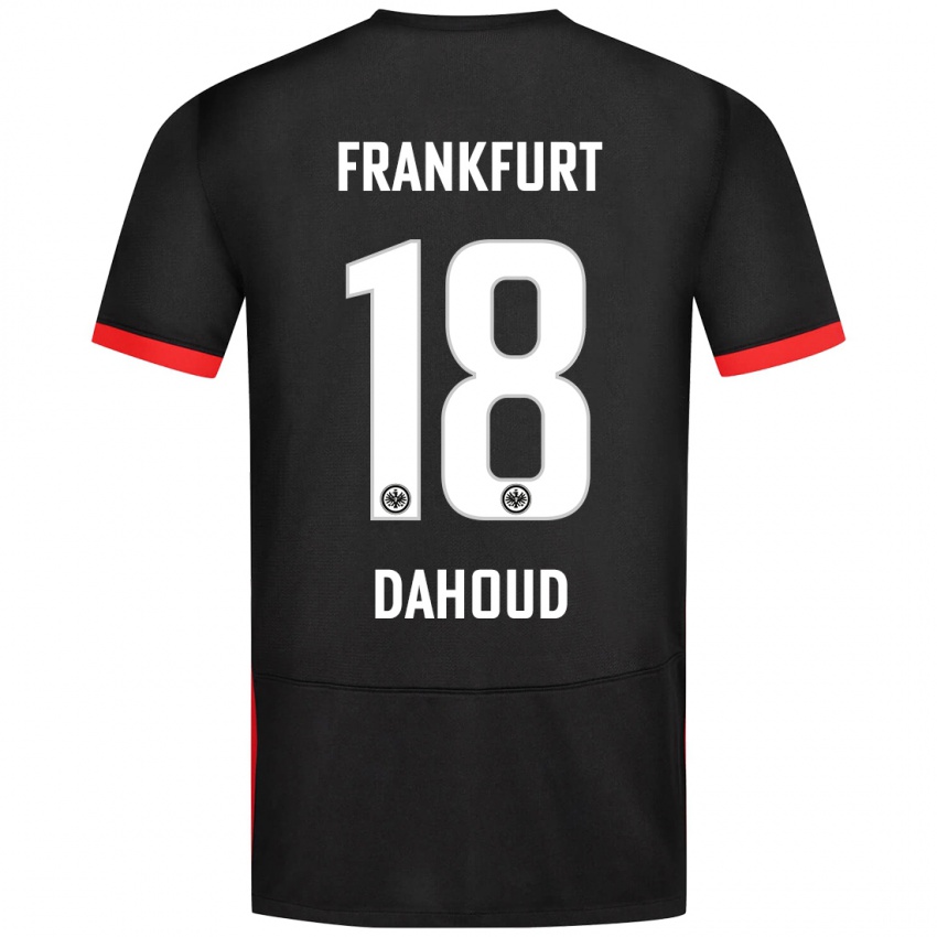 Pánské Mahmoud Dahoud #18 Černý Daleko Hráčské Dresy 2024/25 Dres