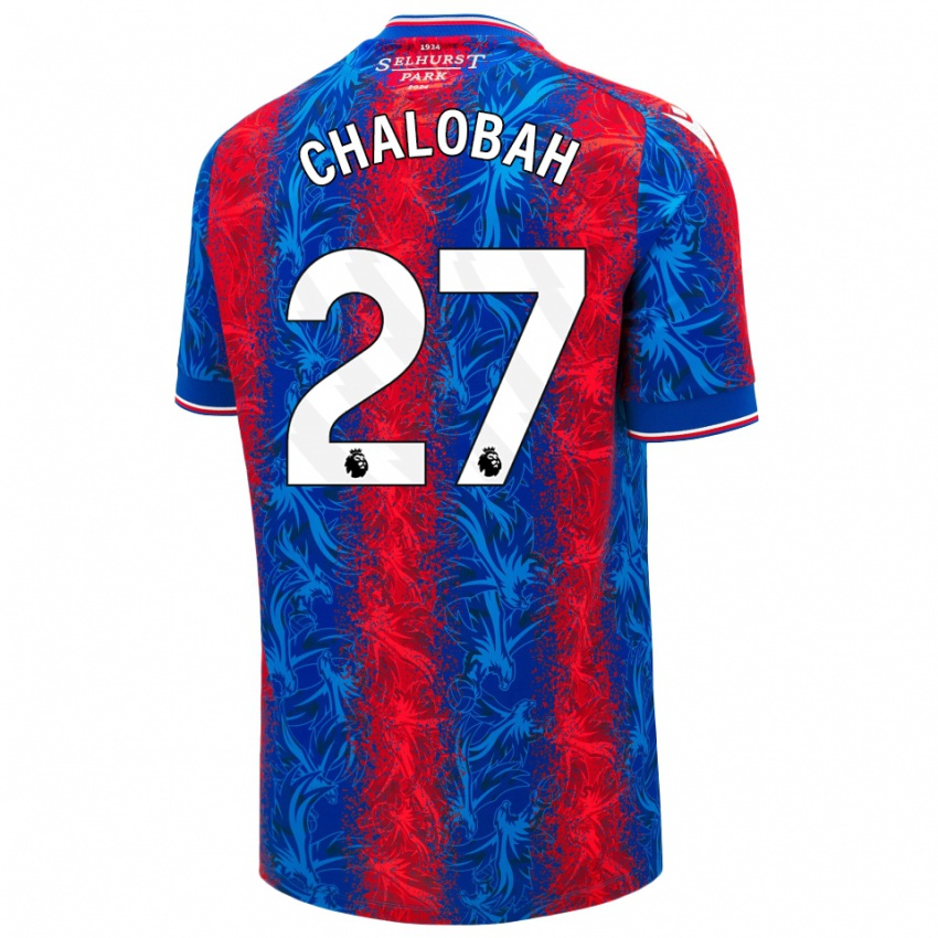 Dámské Trevoh Chalobah #27 Červené Modré Pruhy Domů Hráčské Dresy 2024/25 Dres